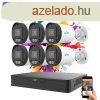 Uniview 6 kamers IP kamera rendszer 4MP sznes jszakai lt