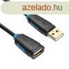 Vention USB-A 2.0/M to USB-A 2.0/F cable 0,5m Black