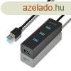 AXAGON HUE-S2B USB3.0 Charging Hub Black