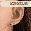 9K arany flbeval lila ametiszt szvvel s fnyes masnival