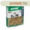 Csavaros doboz SPAX Fa csavar Lapos fej (2,5 x 16 mm) MOST 2