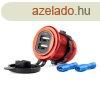 Amio Vzll Gyorstlt Alumnium Hzban 2 USB 12/24V 3.1A