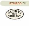 Tbla Magnet & Steel Alerta Gos Vigilant 16,3 x 9,5 cm M