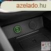 Szivargyjt helyre bepthet dupla USB aljzat, zld LED v