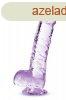BlushNaturally Yours 6 Inch Crystalline Dildo Amethyst